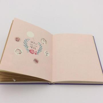 Paper cute notebook with cute graph