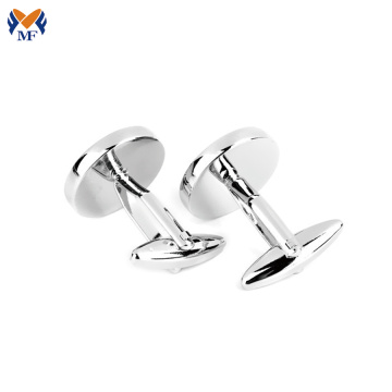 Metal new smile face cufflink back enamel black