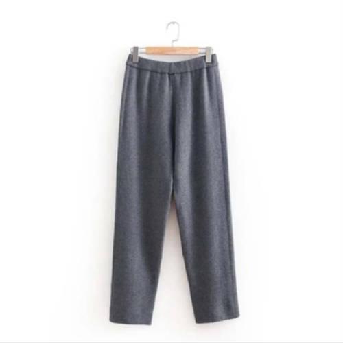 Women's Summer Casual Solid Color Knitted Pants