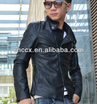 14PJ1231 Fashion slim fit mens leather jacket