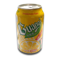 Lemon Carbonated Drink in Can(tinned)
