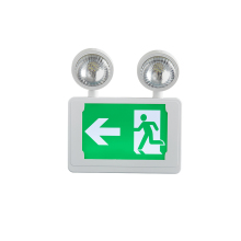 Two Heads LED Emergency Light With Exit Sign