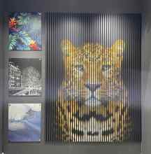 Slat Acoustic Wall Panels with digi-printing