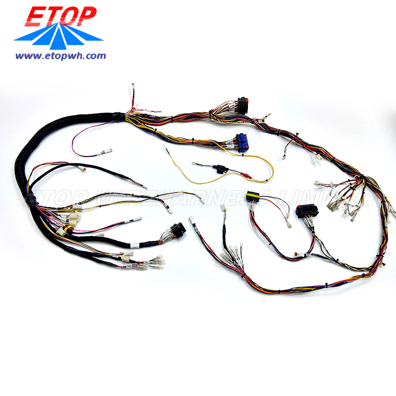 Mwambo Auto ECU cholumikizira Dashboard Wire Harness