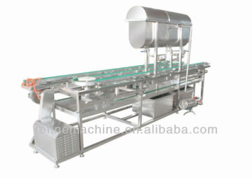 Soup adding machine/canned food processing machine