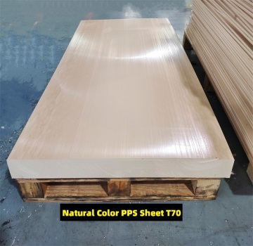 Cutting Natural Color PPS Plastic Sheet Engineering Sheet