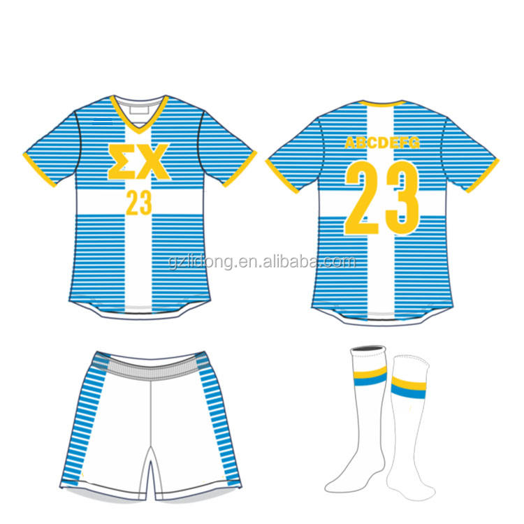 Cool soccer uniforms soccer jerseys sublimation printing custom football shirts