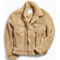 Vente en gros Custom Sherpa Trucker Jacket Mens de haute qualité