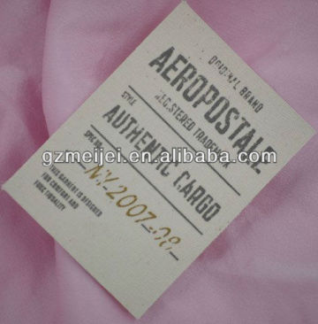 t-shirt printing tag label