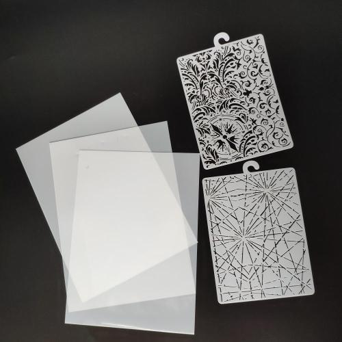 Plantillas de mylar reutilizables personalizables para pintar en la pared