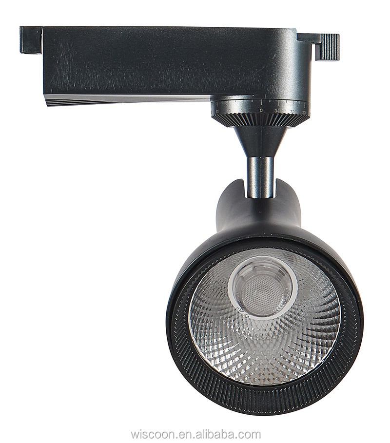 High quality cob spot light zoom led track light 10-30w