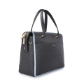 Borsa da lavoro con cerniera superiore in pelle firmata Carryall Designer