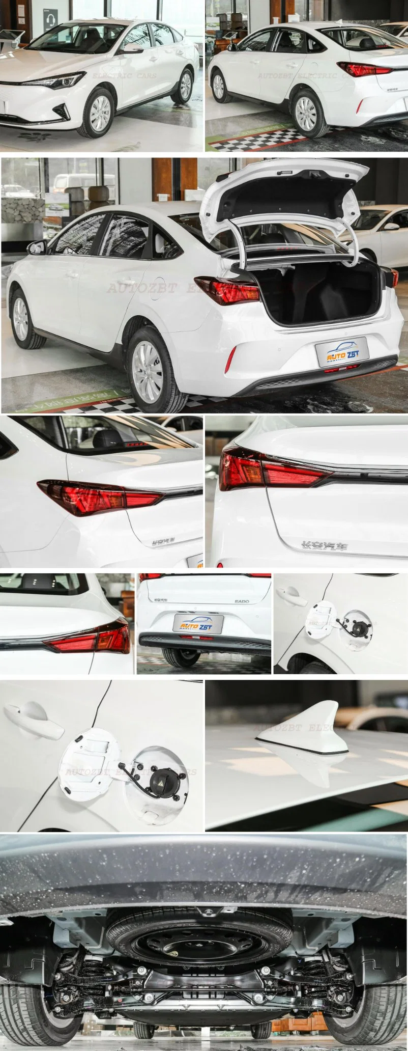 Cheap Wholesale Price Nedc 400km Range Eado 460EV Electric Brushless Motor Car Compact Private Sedan with English Menu