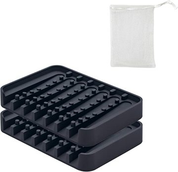 Soap Dish Holder Tray Saver Drainer for Shower