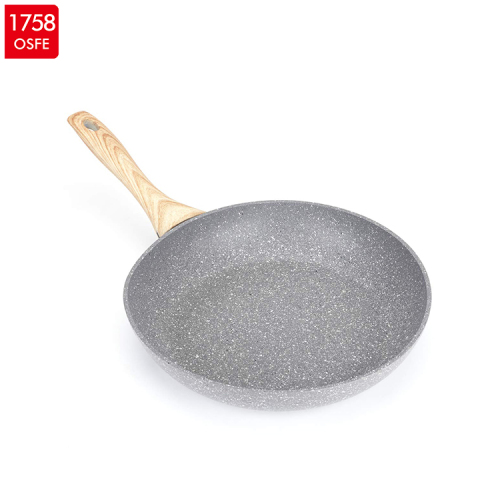 Palm Restaurant Marble Coating Stir Fry Pan