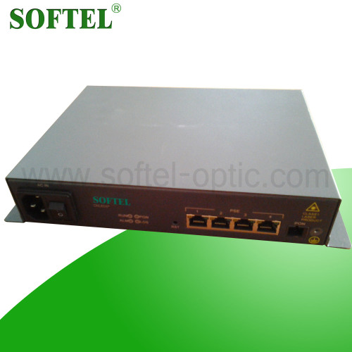 Softel ONU-4fe- Poe 4 Fe 10/100Mbps Gepon ONU, Epon Olt with Poe, Poe ONU for FTTX Solutions