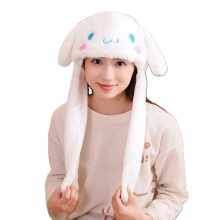 Cute Kawaii Cinnamoroll Plush Hat - Warm Bunny Ear Hat for Girls
