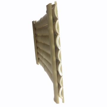 Decorative composite bamboo fence panels