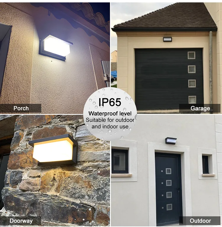 24W Waterproof Outdoor Wall Light for Elegant Gardens