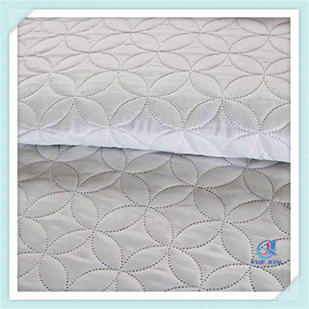 Ultrasonic Quilting, Polyester Wadding Quilted Fabric, Non Thread