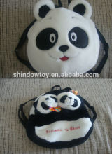 circular panda plush bags