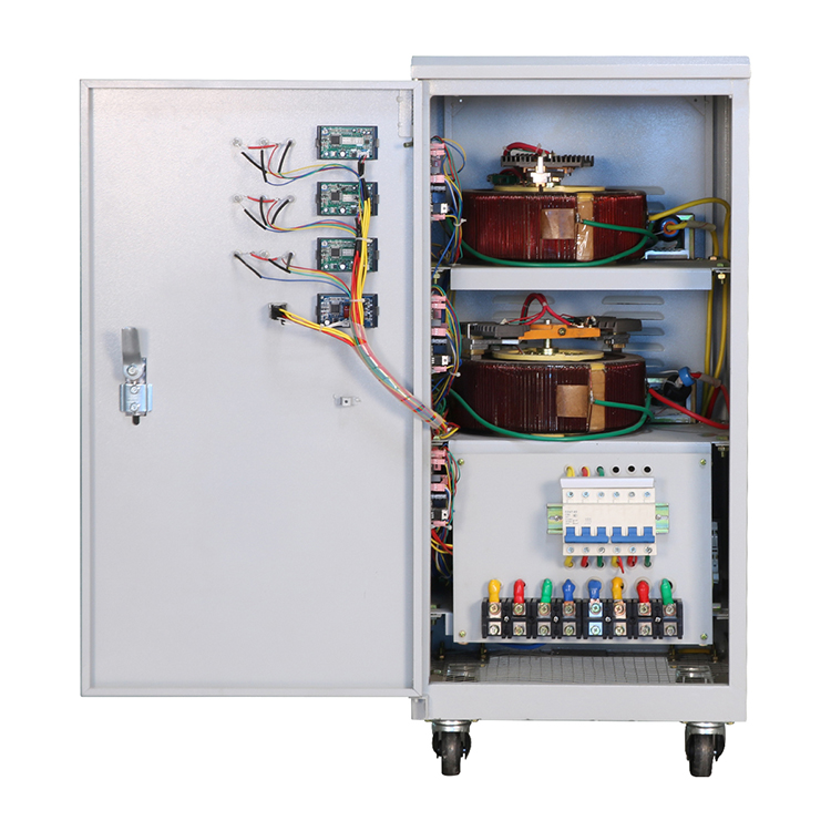 SVC-3 TNS 15K 20K 30KVA Three Phase Servo Carbon Brush Type Generator Automatic Voltage Regulator Stabilizers