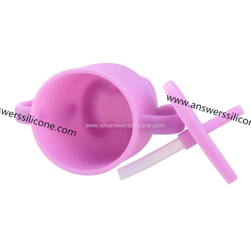 Custom logo eco silicone foldable pet bowl