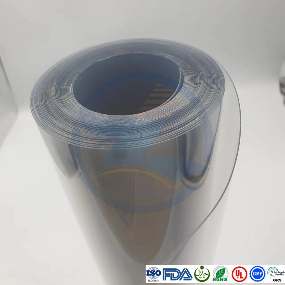 0.6mm thick rigid clear PLA sheet biodegradable China Manufacturer