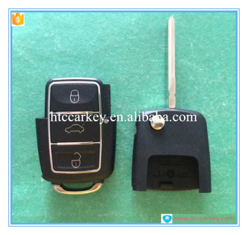 car key cover waterproof flip key trade assrance for VW key