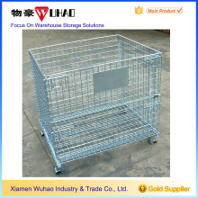 foldable wire mesh container