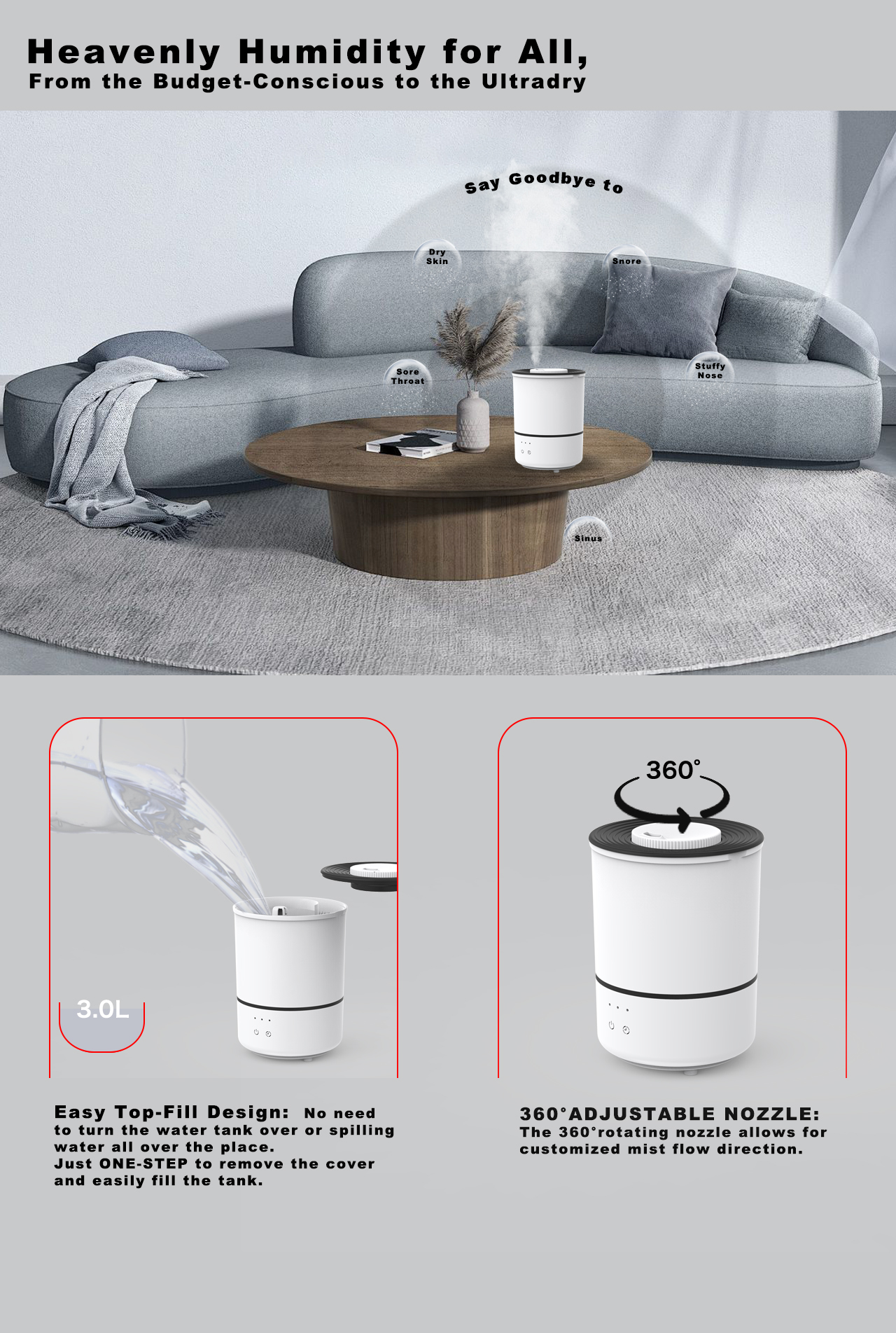 HTJ-2163 humidifier introduce HTJ-2163 humidifier introduce