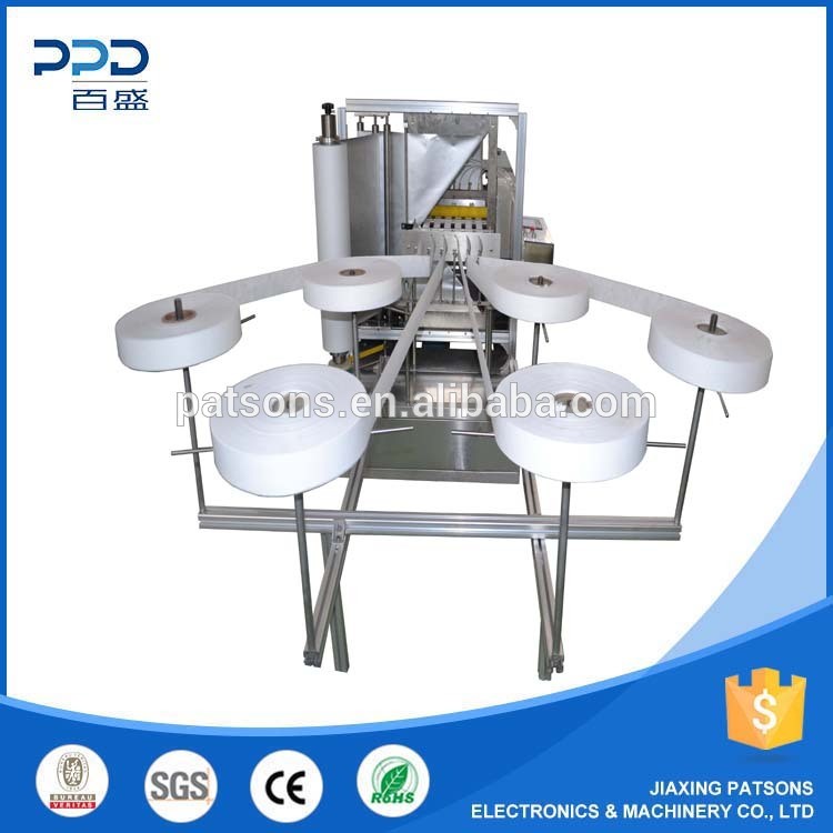 High speed full automatic 5kw electric alcohol swab packing machine