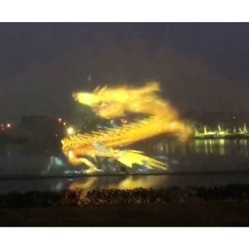 Water Screen Laser Light show