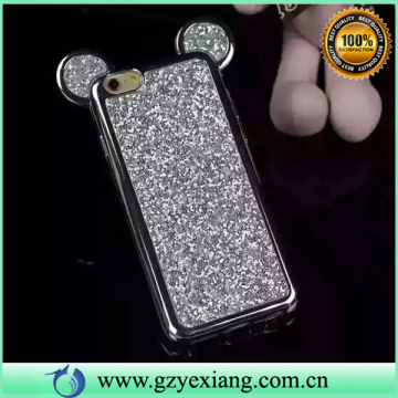 Yexiang Free Sample Bling Glitter Electroplating TPU Back Case Cover for Lenovo K5