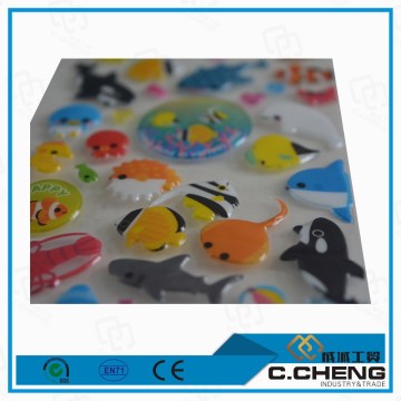 2016 cheap kids promotion gifts wholesale kids cute puffy sticker