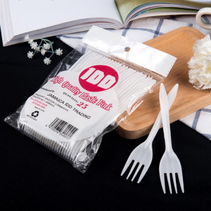 High Quality PP White Transparent Black Disposable Plastic Spoon Dinnerware