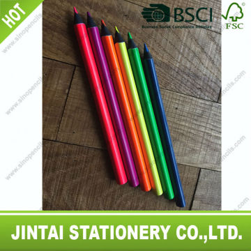 fluorescent colored pencil black jumbo neon color pencil