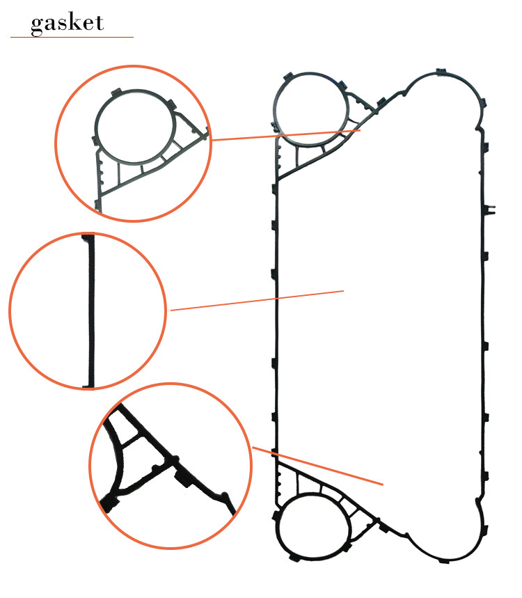 guarnizione scambiatore di calore a piastre in vendita plate heat exchanger gasket for sale