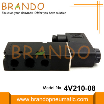 4V210-08 Válvula solenoide neumática de 5 vías 2 de posición