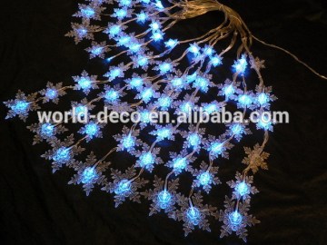 Snowflake LED Icicle lights / Snowflake Festival lighting / snowflake christmas light