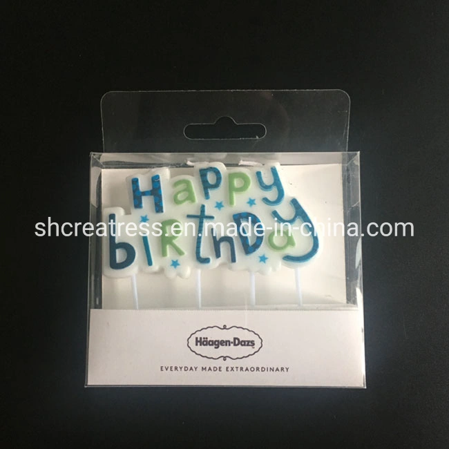 Hot Sale Happy Birthday Party Decoration Candle Plaque in Stock