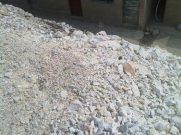 Barite ore   and powder