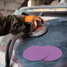 Purple Dry Wet Sanding Discs Ceramic Sanding Disc