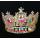 3.9 Inch Full AB Stone Round Rhinestone Tiara