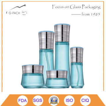 Glass Perfume Bottle and Jars Suit Package