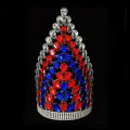 Beauté grande reine strass pageant couronne diadème