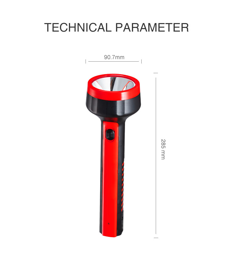 06-1953B-DP 3W Rechargeable Portable LED Torch Flashlight 06-1953B-DP 3W Rechargeable Portable LED Torch Flashlight