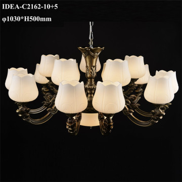 chandelier pendants lightings copper crystal light