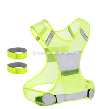 Air Mesh 100gsm Highlight Tape Exercise Security Running vest