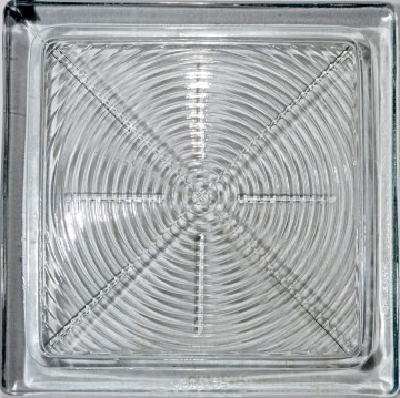 solid glass block